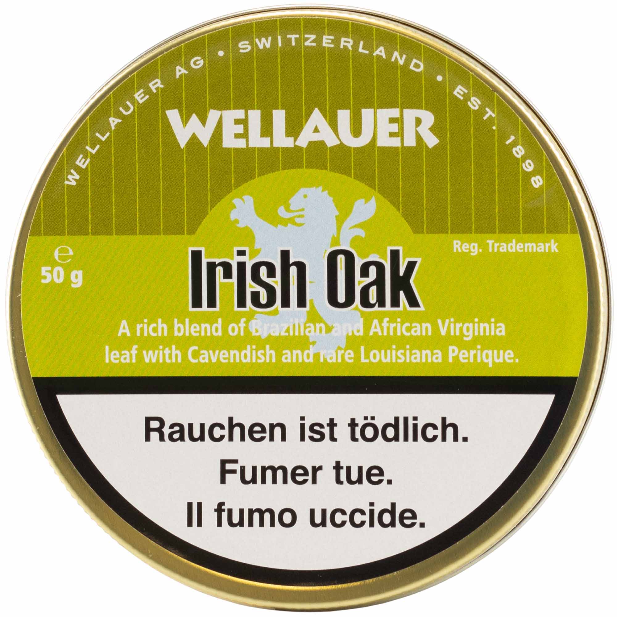 Wellauer's Pfeifentabak Irish Oak - 50g Tin