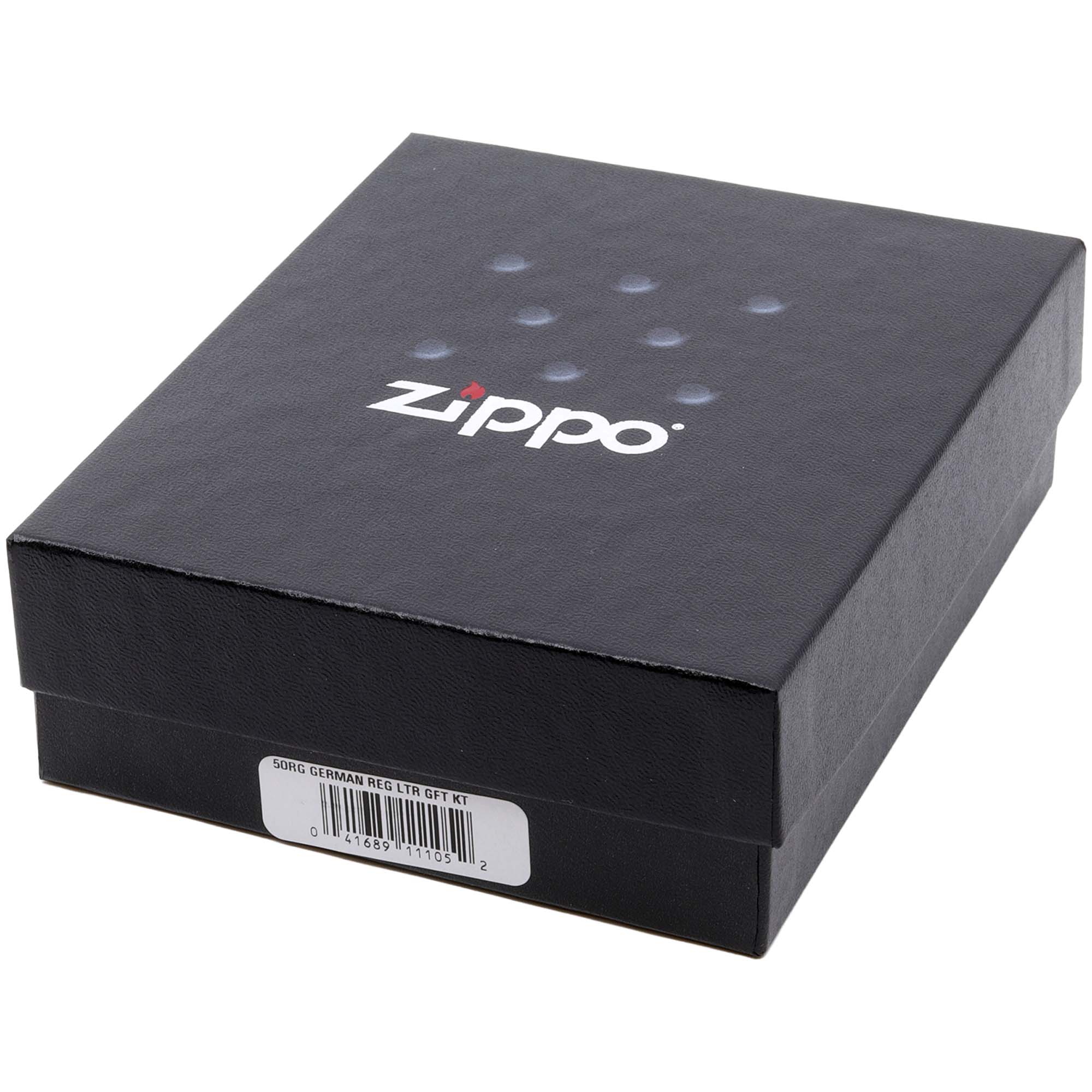 Zippo_Basic_Set_all Zippo Lighter Set Chrome Brushed
