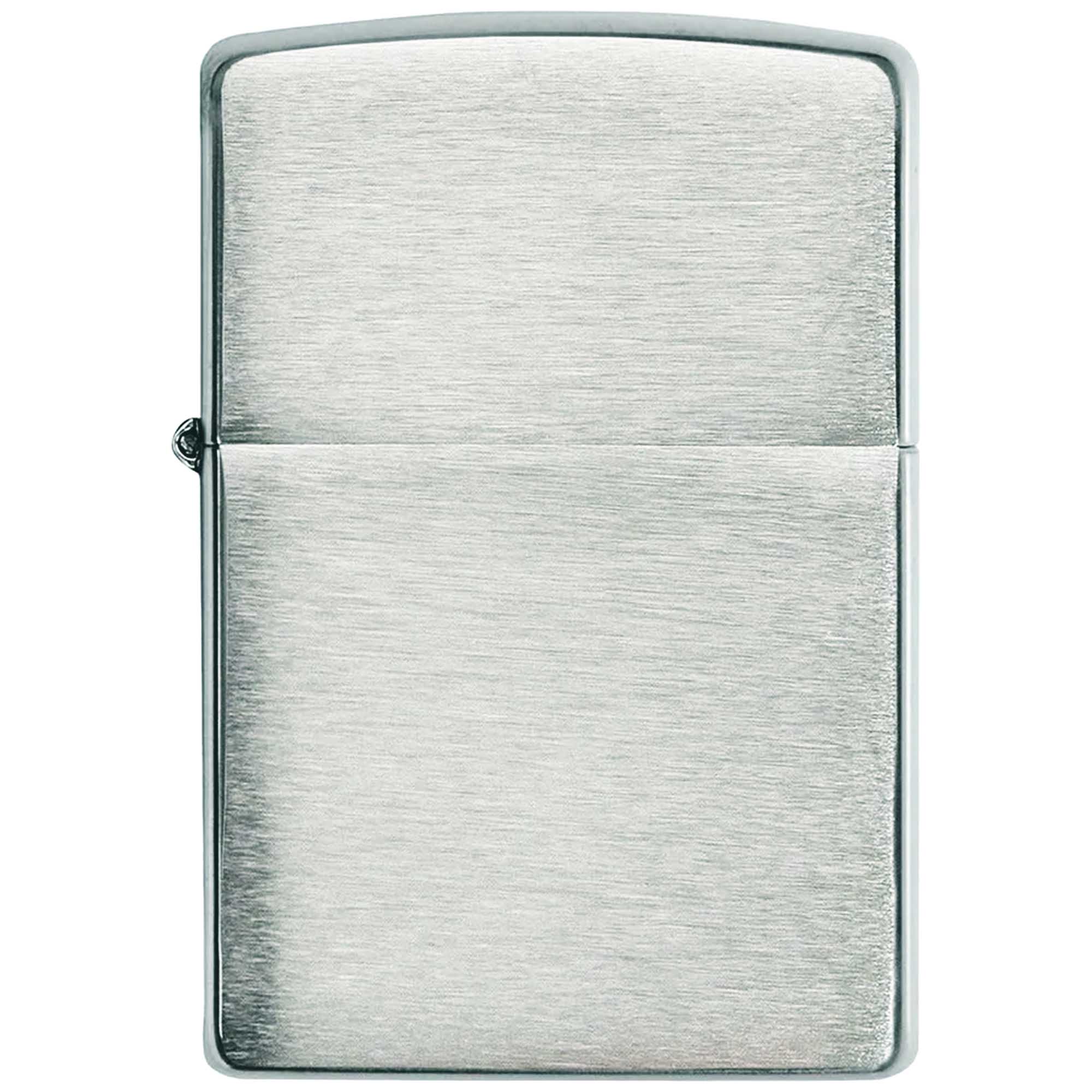 Zippo_Chrome_Brushed_1 Zippo Lighter Set Chrome Brushed