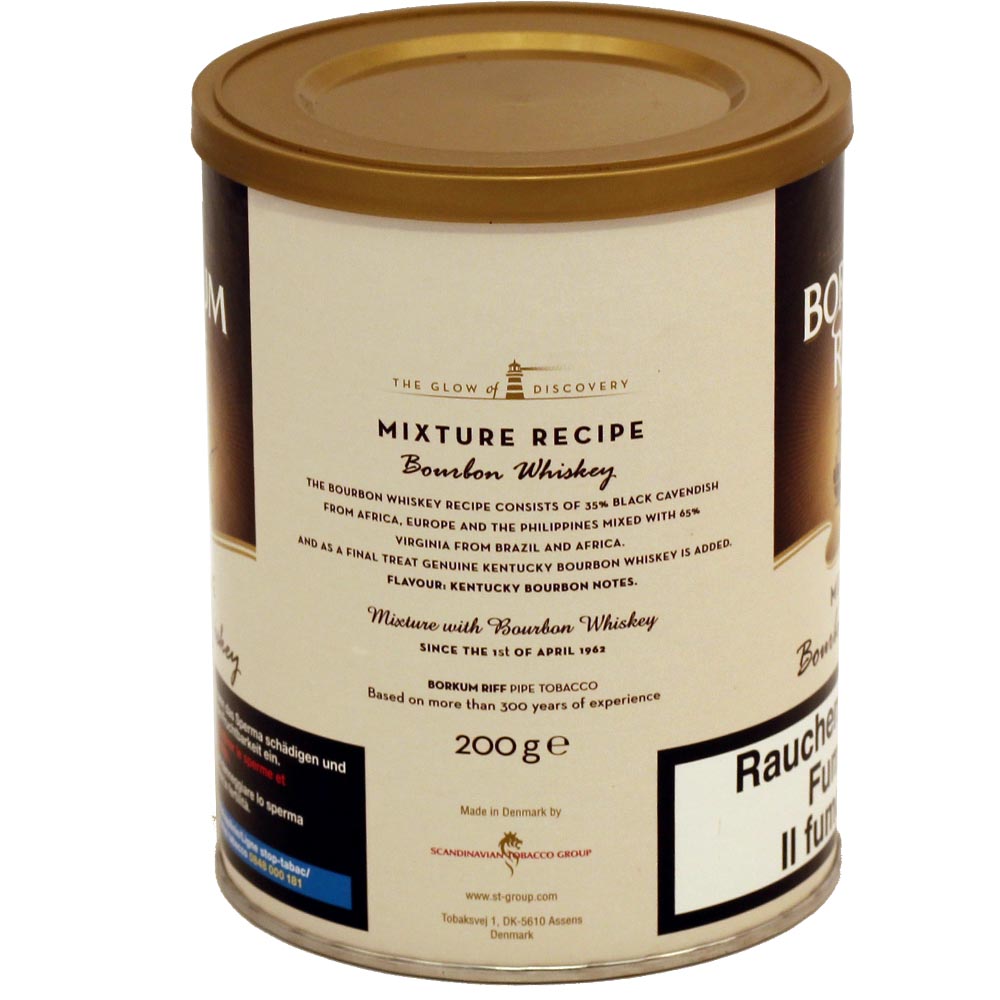 borkum_riff_bourbon_200g_02 Borkum Riff Whiskey Bourbon - 200g Tin