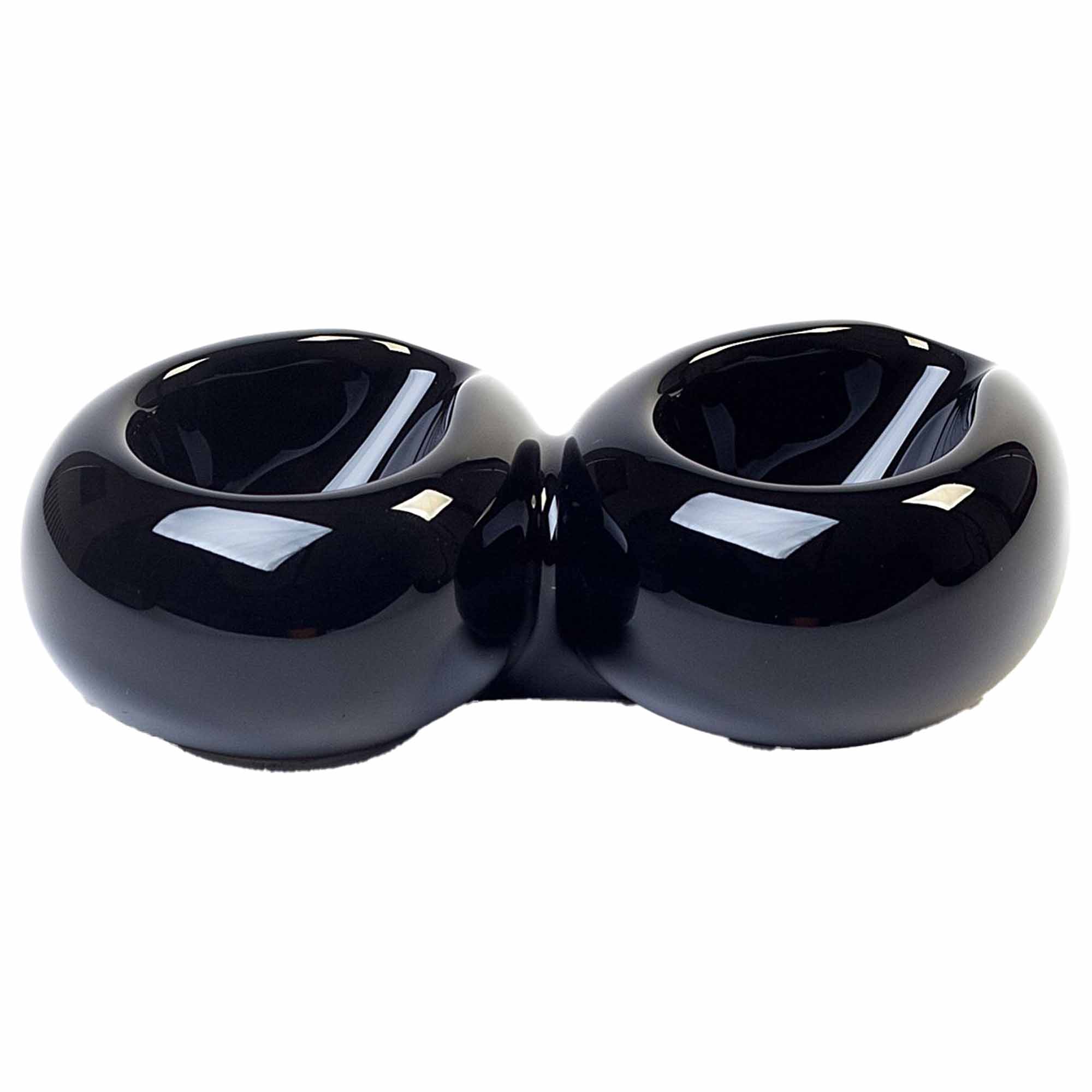 Savinelli 2er Pfeifenständer Goccia Schwarz