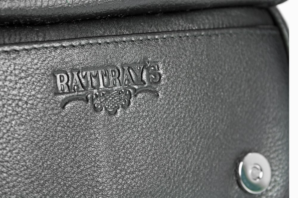 Rattray's 2er Pfeifentasche Leder Schwarz PB1