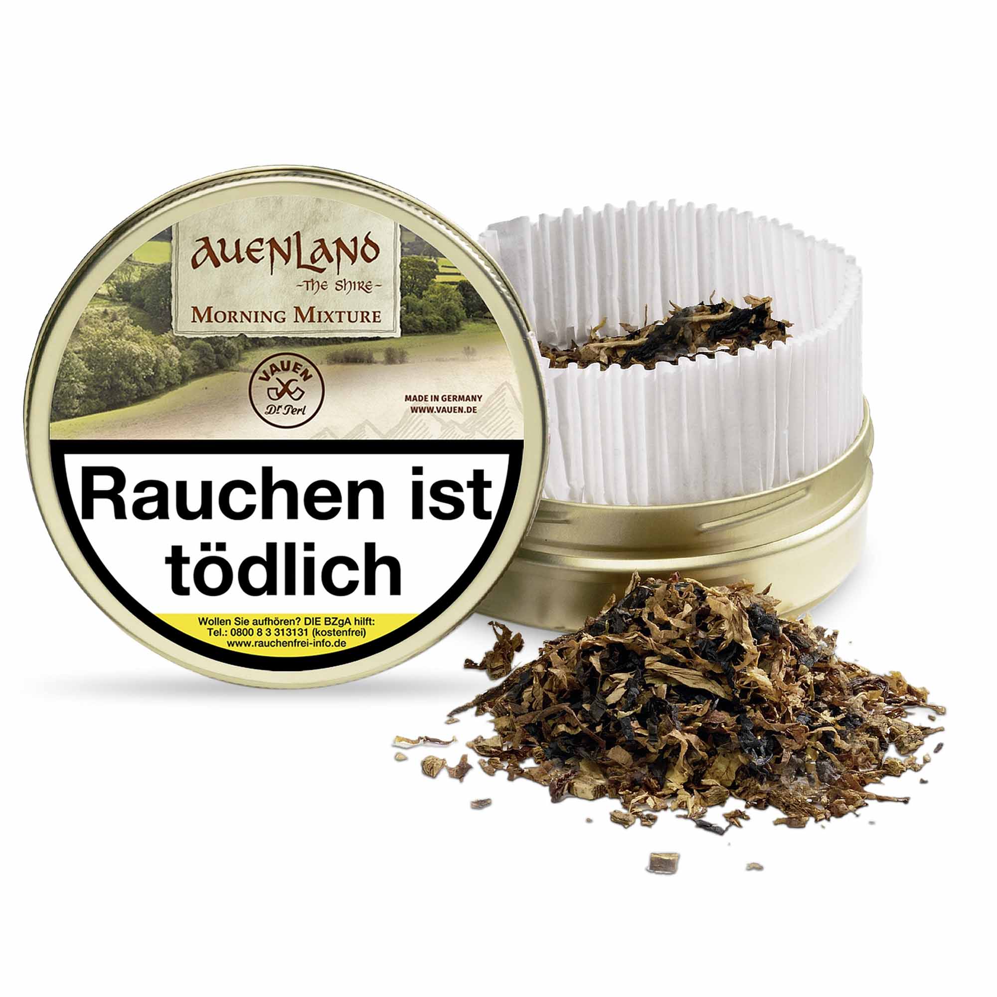 vauenauenlandmorningmixture02 Vauen Pfeifentabak Auenland Morning Mixt. 50g Tin