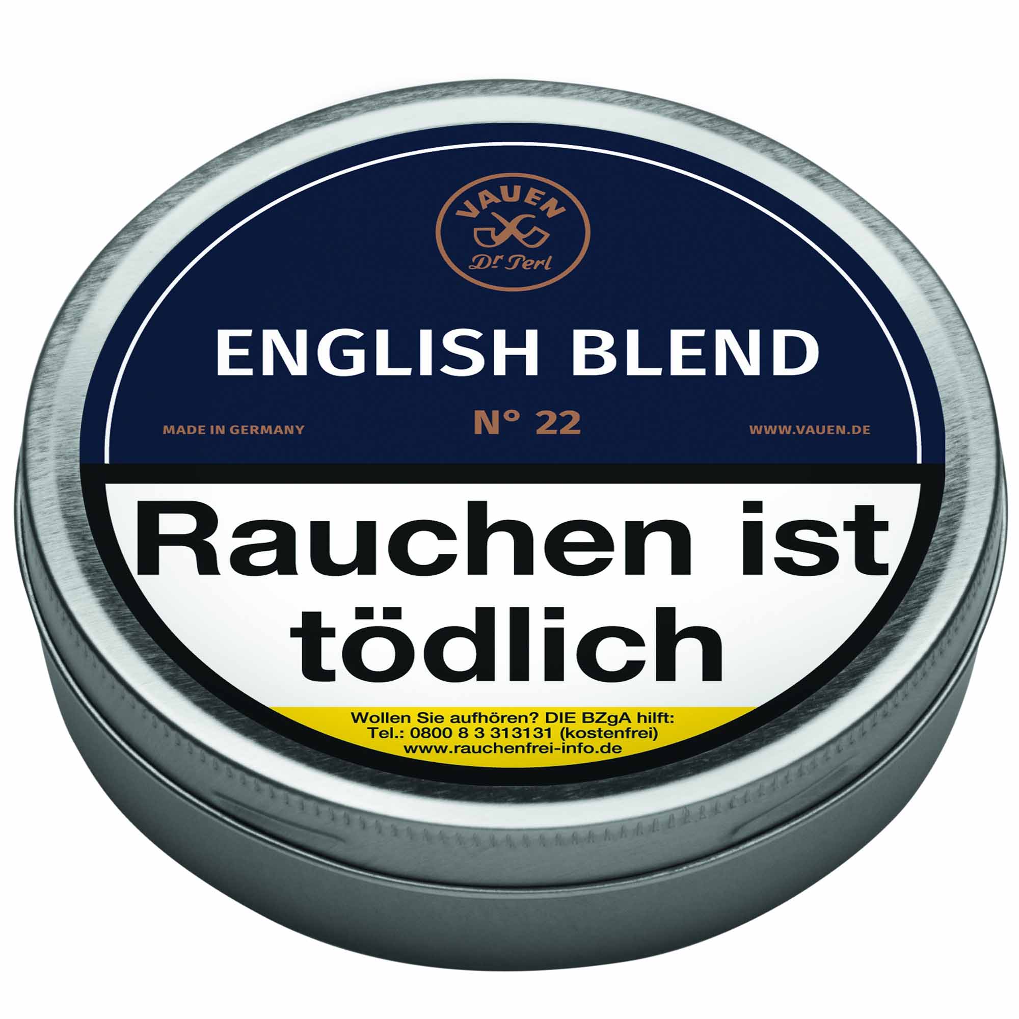 vauenenglishblendno22 Vauen Pfeifentabak English Blend No. 22 50g Tin