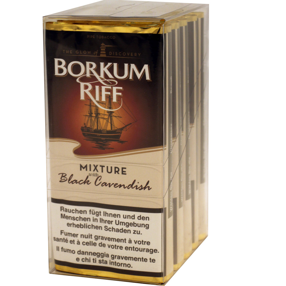 borkum_riff_black_cavendisch_02 Borkum Riff Black Cavendish Mixture - 42.5g Beutel