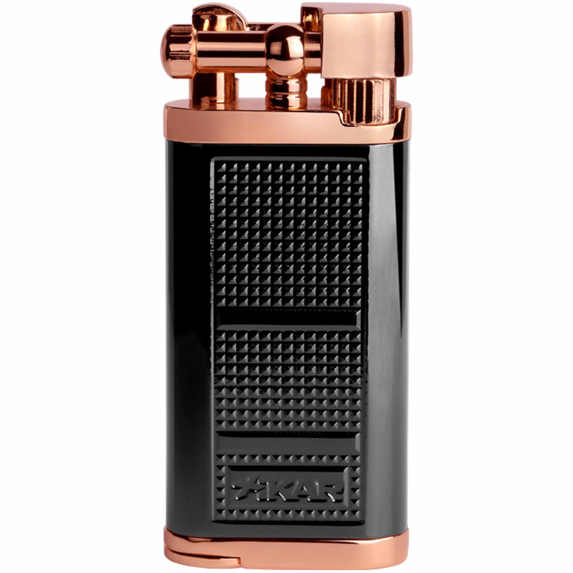 xikar-pipeline-feuerzeug-black-rosegold-01 Xikar Pfeifenfeuerzeug Pipeline Black/Rose Gold