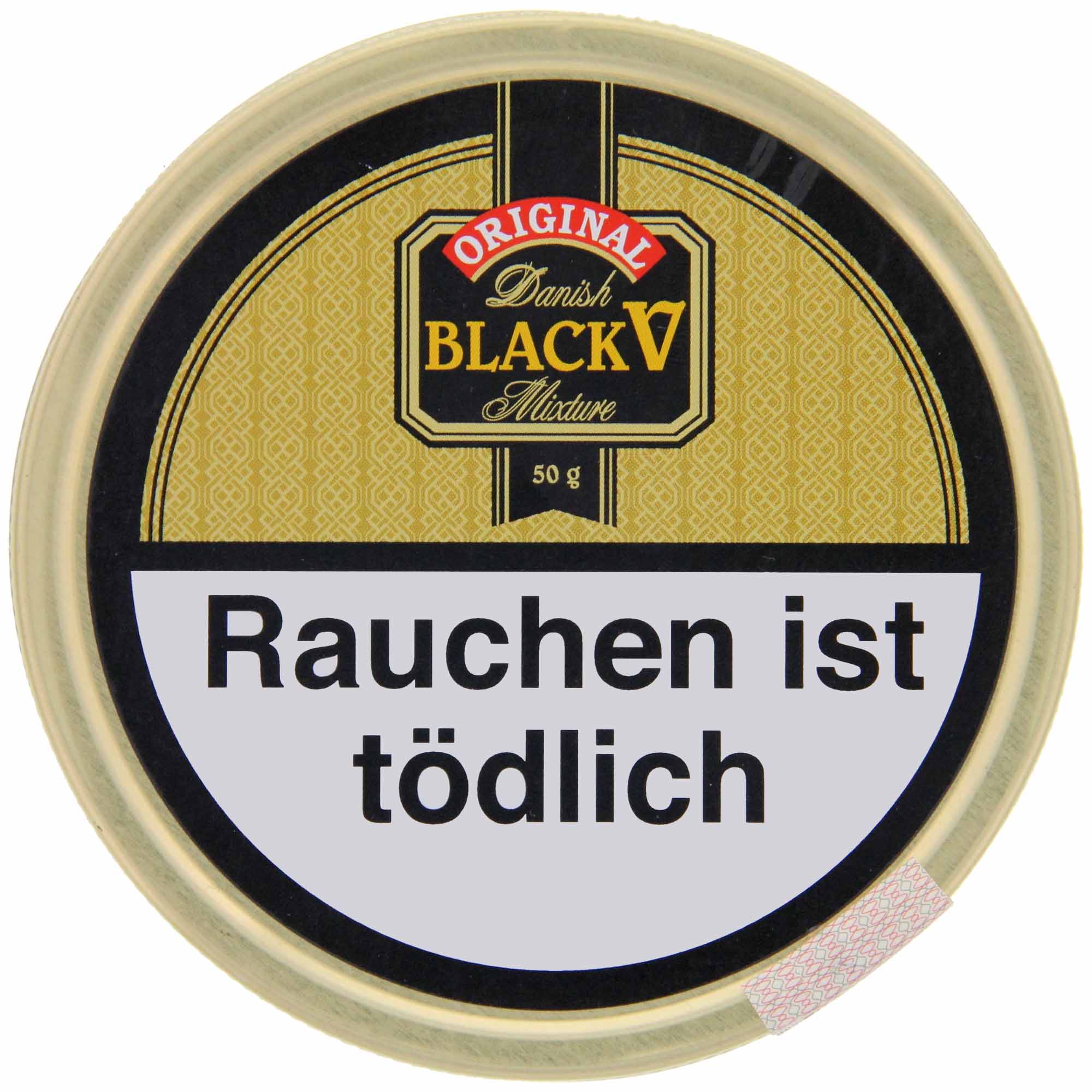 Danish Pfeifentabak Black Vanilla - 50g Tin