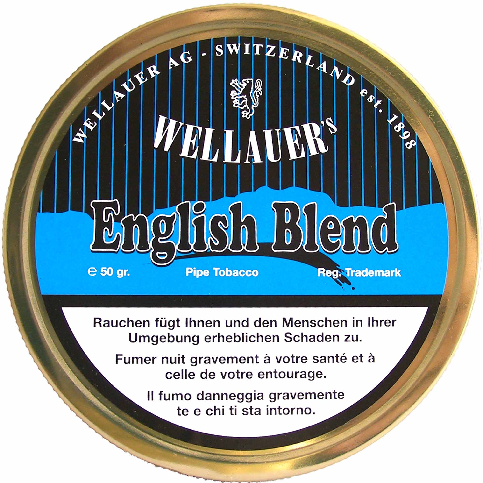 Wellauer's Pfeifentabak English Blend - 50g Tin