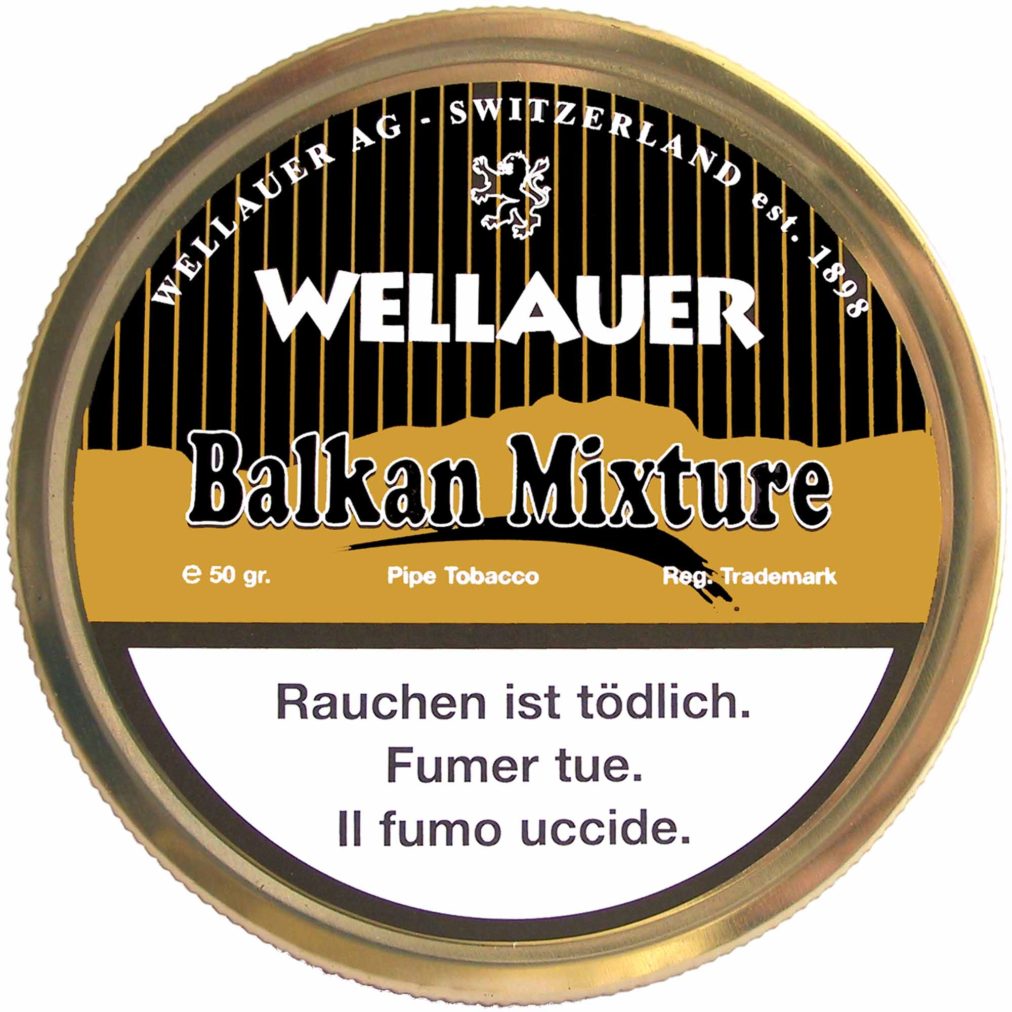 Wellauer's Pfeifentabak Balkan Mixture - 50g Tin