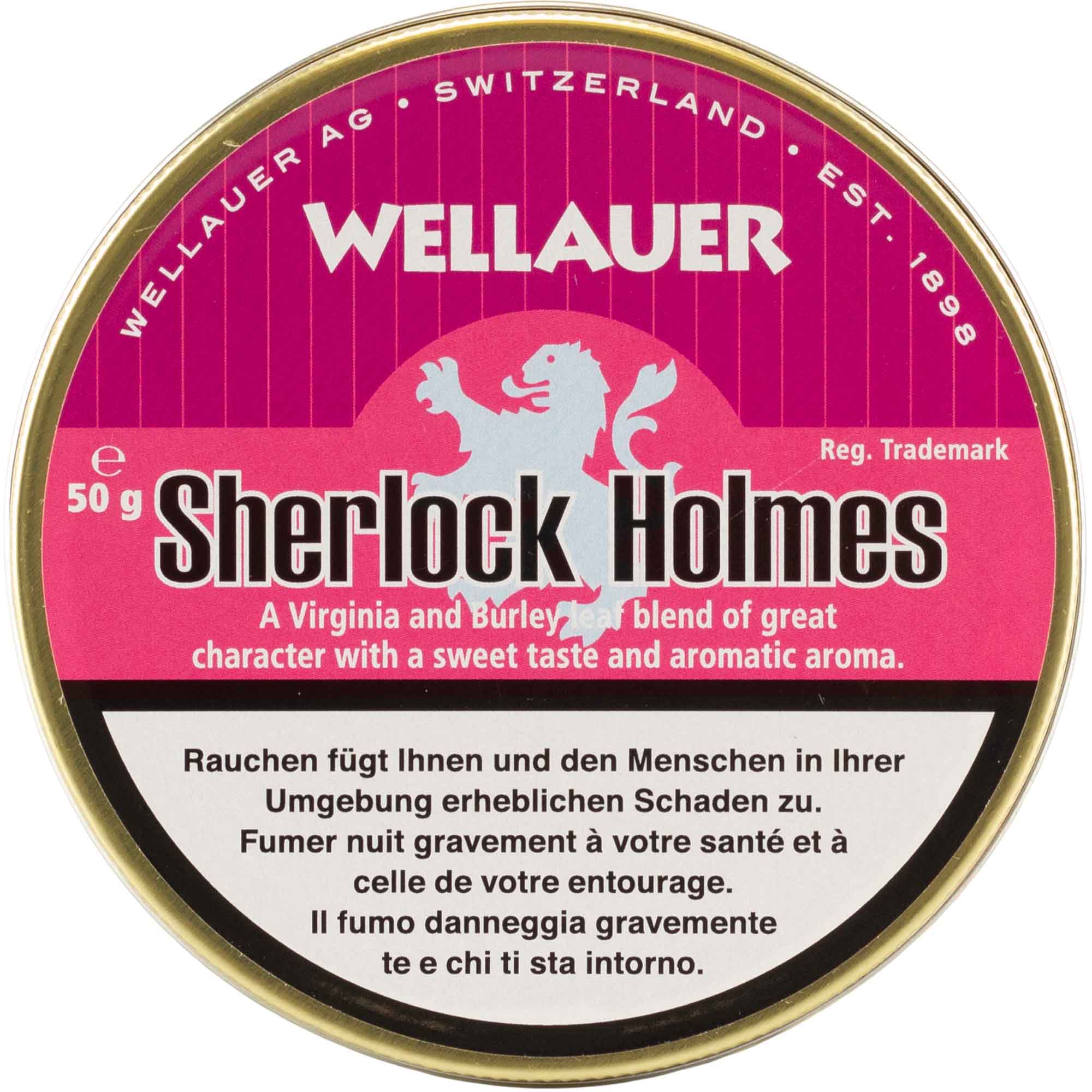 Wellauer's Pfeifentabak Sherlock Holmes - 50g Tin