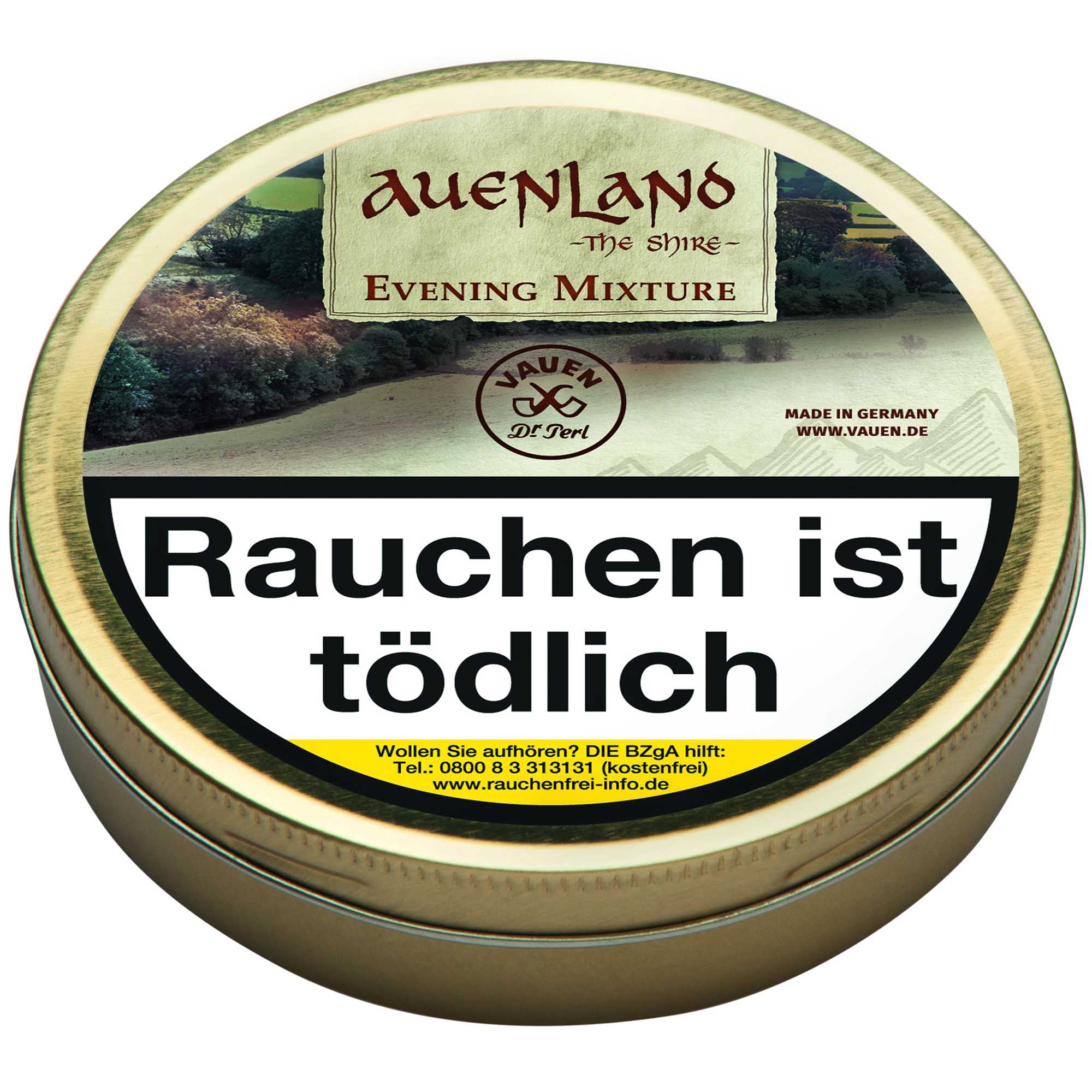 vauenauenlandeveningmixture01 Vauen Pfeifentabak Auenland Evening Mixt. 50g Tin