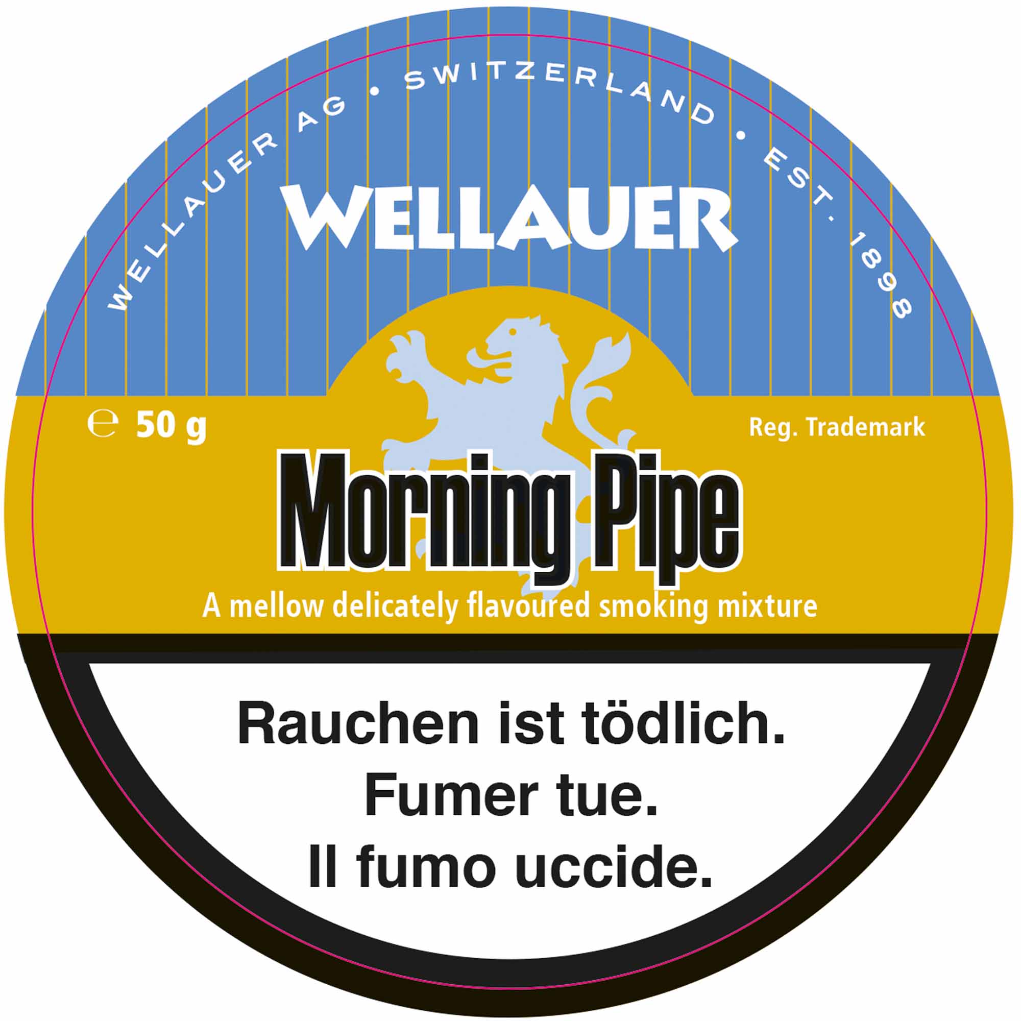 Wellauer's Pfeifentabak Morning Pipe - 50g Tin
