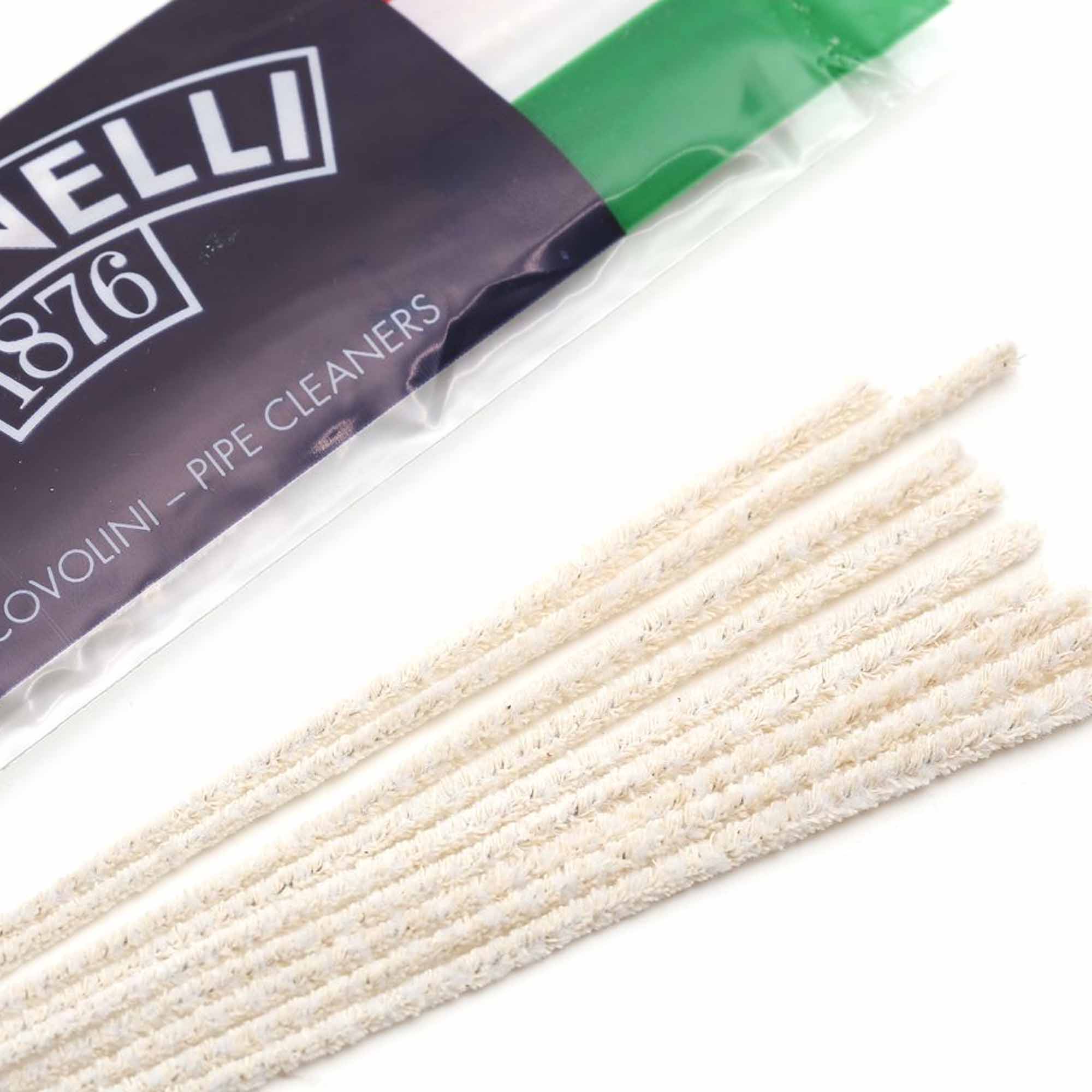 savinelli_pipe_cleaners_white_406-50_03 Savinelli Pfeifenreiniger 16 cm Weiss 50 Stk.